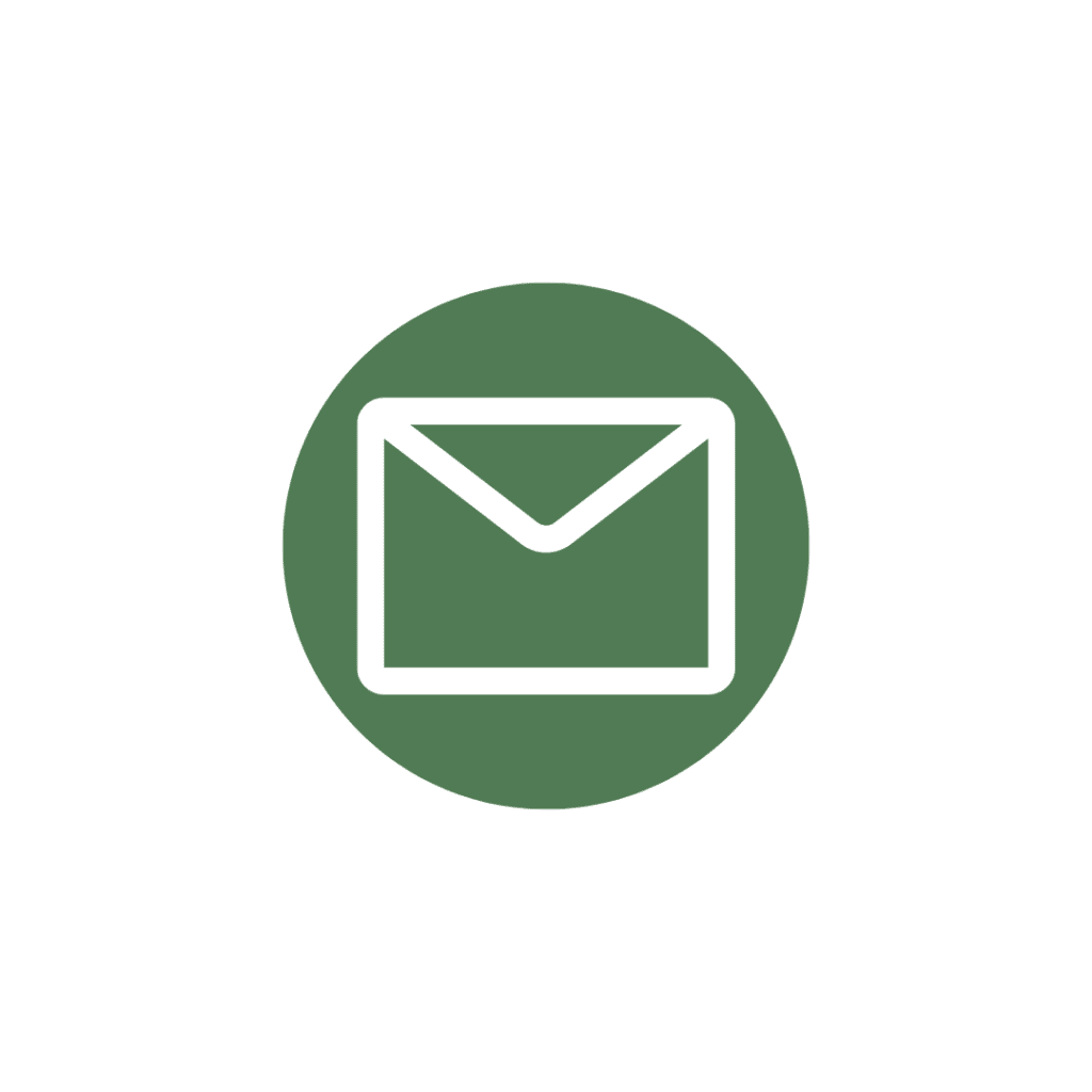 dark green email logo
